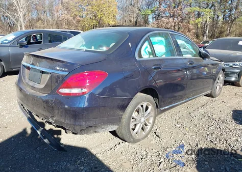 2016 Mercedes-Benz C 300 4Matic from USA, damaged, VIN 55SWF4KB0GU102939